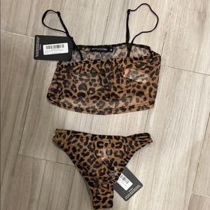 Cheetah lingerie set